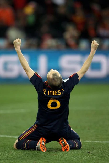 Jersey España Visita 2010 (Dorsal Iniesta 6)