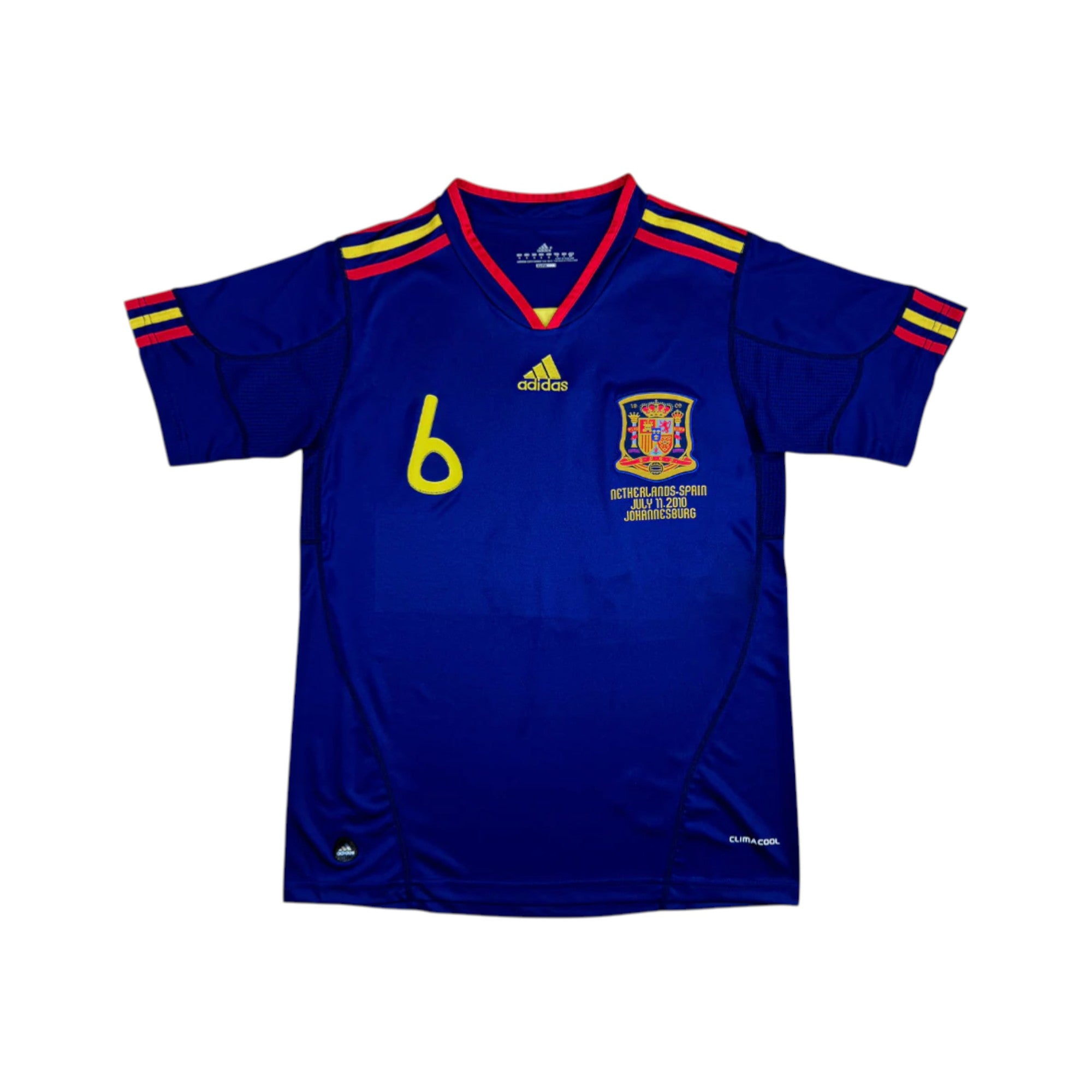 Jersey España Visita 2010 (Dorsal Iniesta 6)