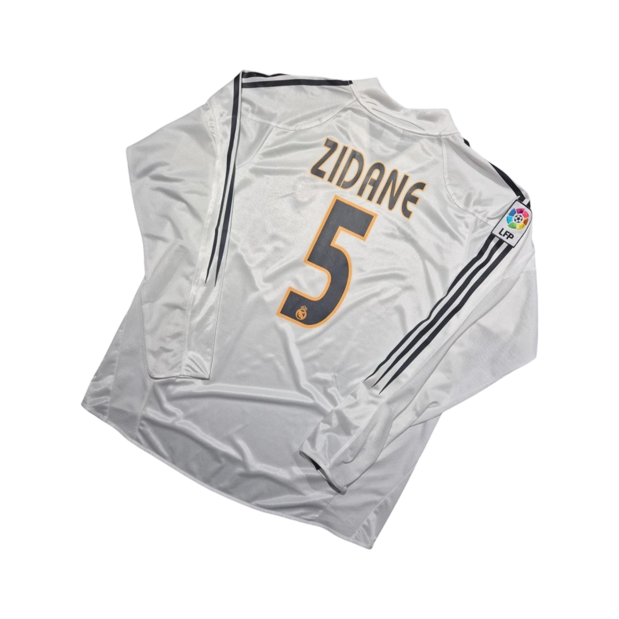 Jersey Real Madrid 05/06 Local Manga Larga Zidane 5