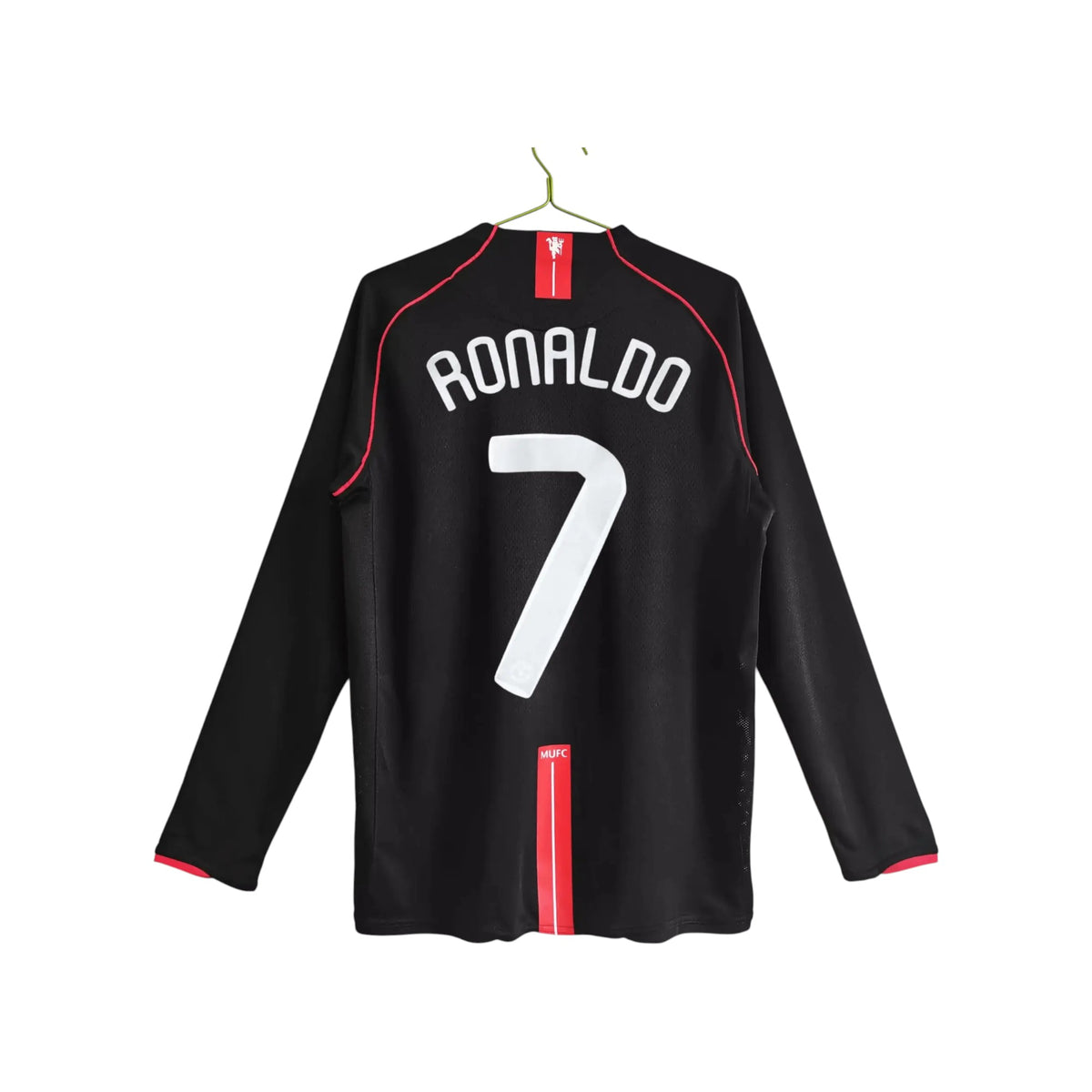Jersey Manchester United Visita 07/09 Manga Larga Ronaldo 7