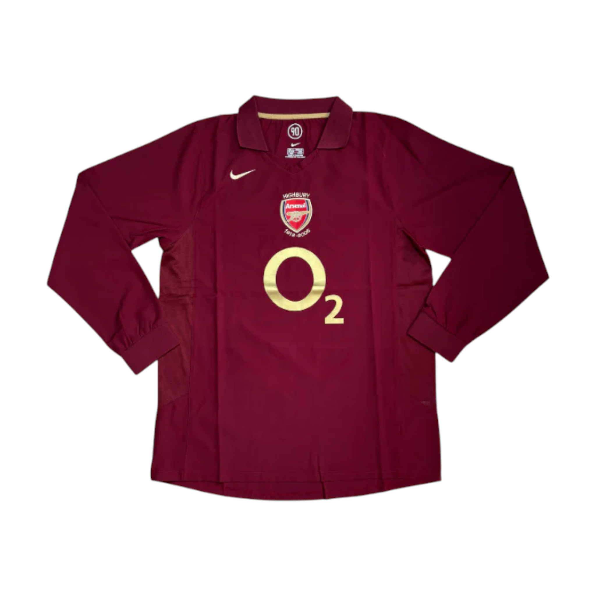 Jersey Manga Larga Arsenal Local 05/06