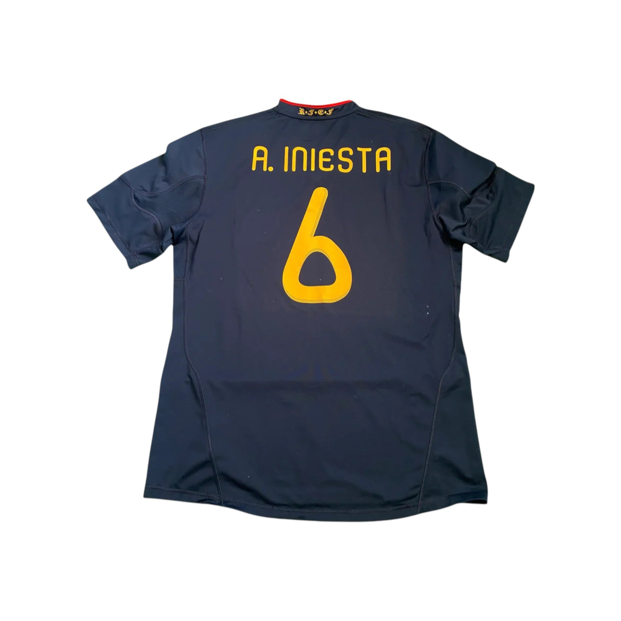 Jersey España Visita 2010 (Dorsal Iniesta 6)