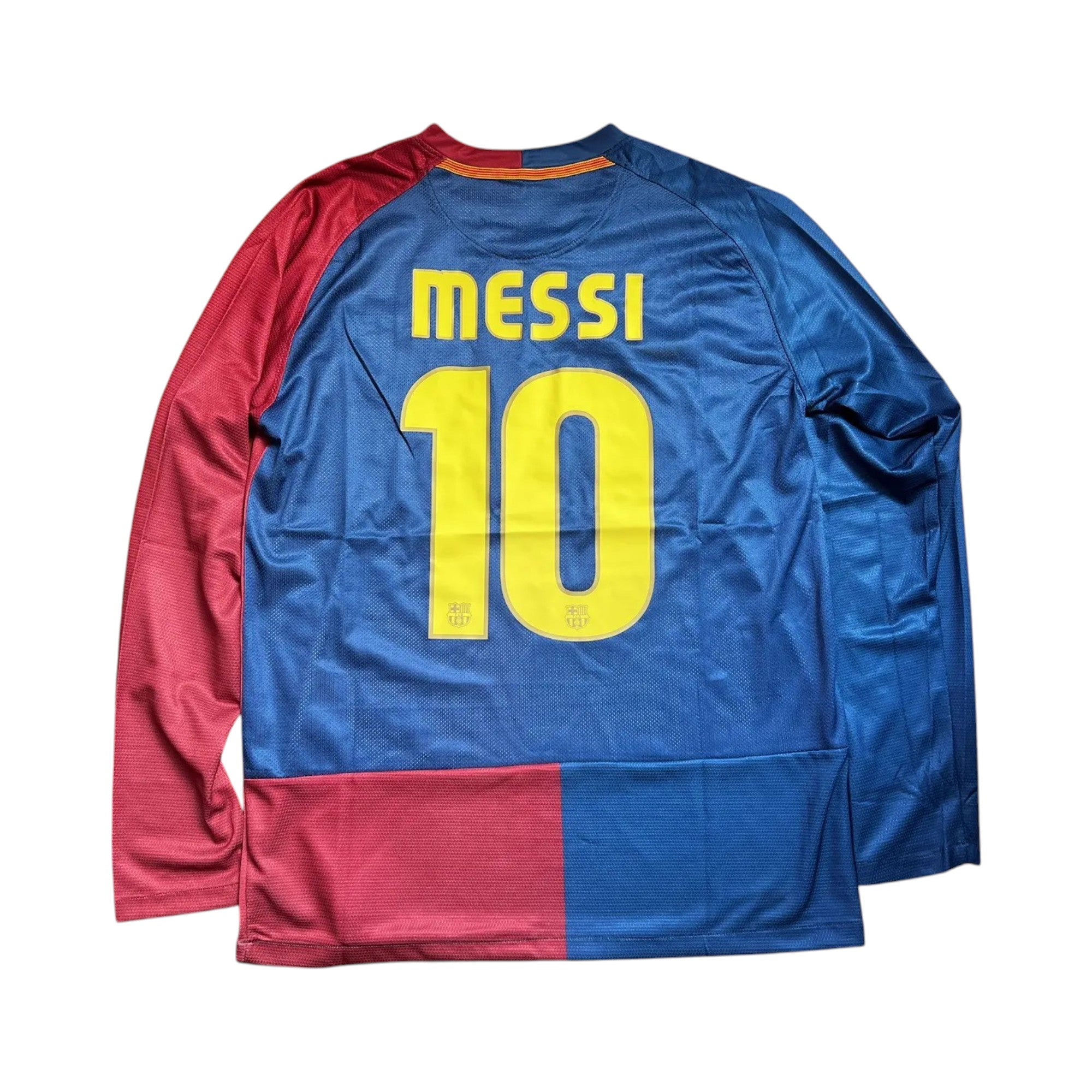 Jersey Barcelona Local 08/09 Manga Larga (Messi 10)