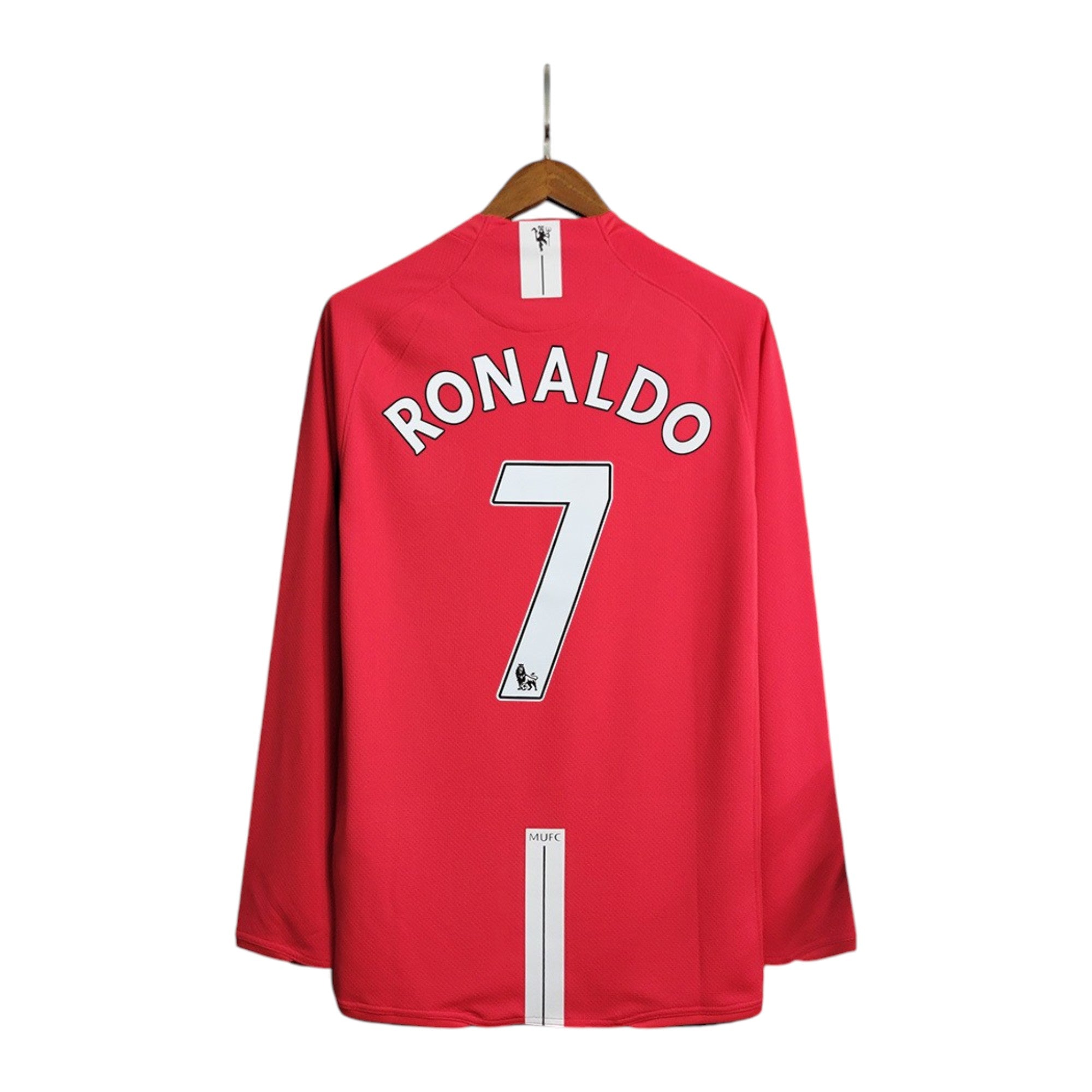 Jersey Manchester United Local 07/09 Manga Larga Ronaldo 7
