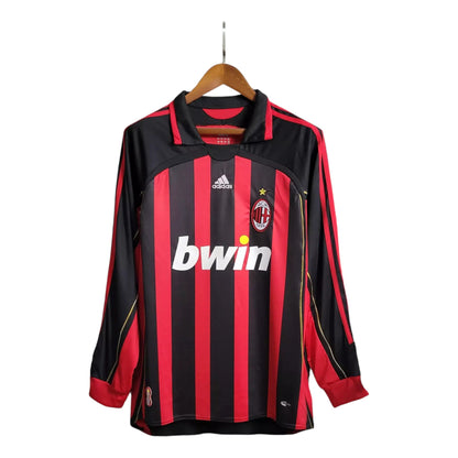 Jersey AC Milan 06/07 Local Manga Larga Kaka 22