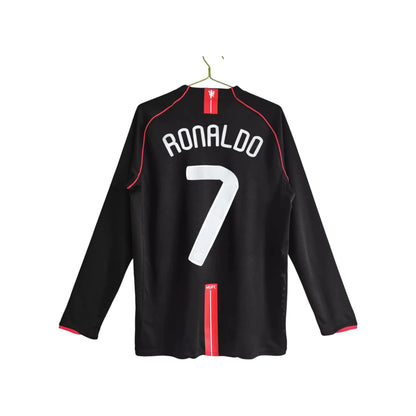 Jersey Manchester United Visita 07/09 Manga Larga Ronaldo 7