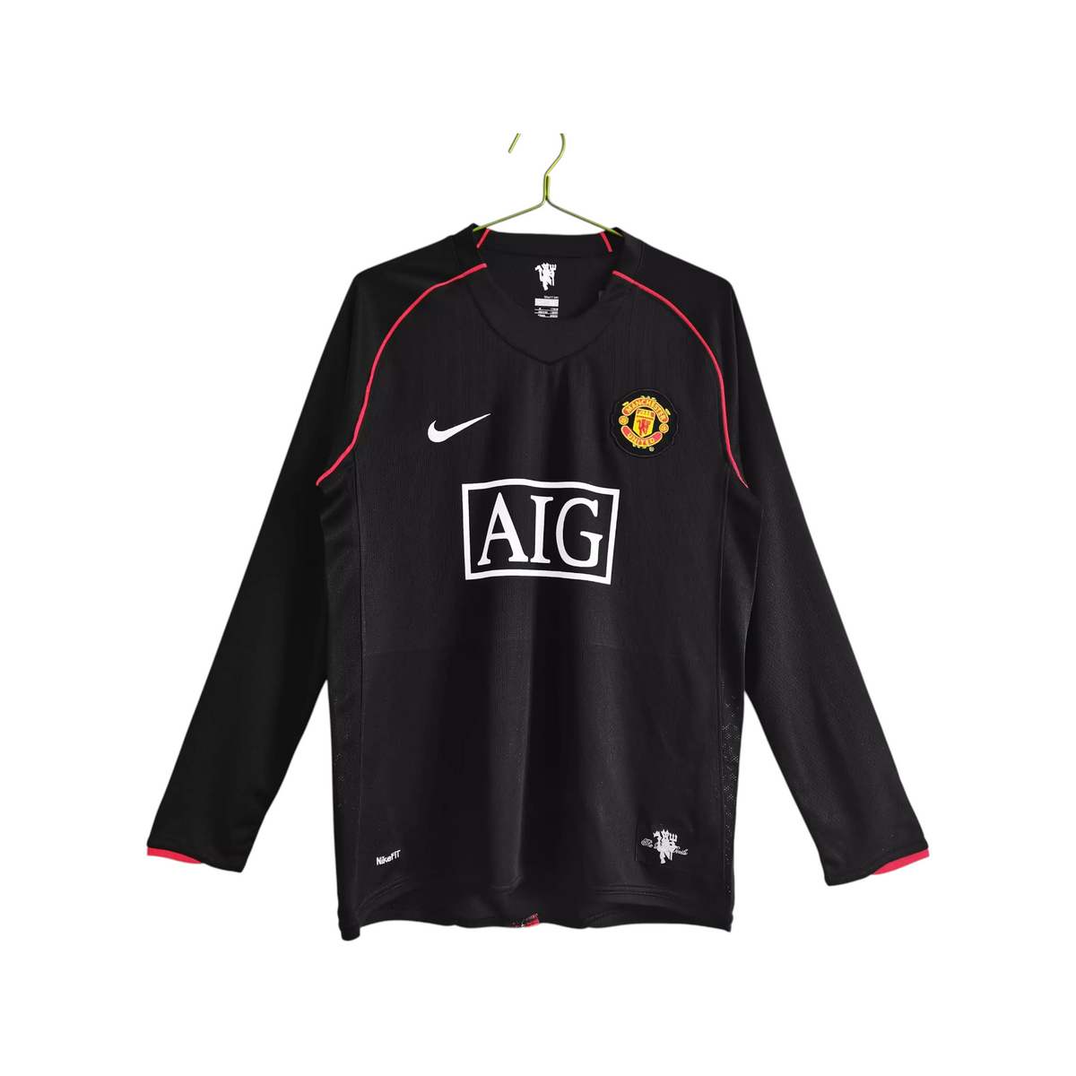 Jersey Manchester United Visita 07/09 Manga Larga Ronaldo 7
