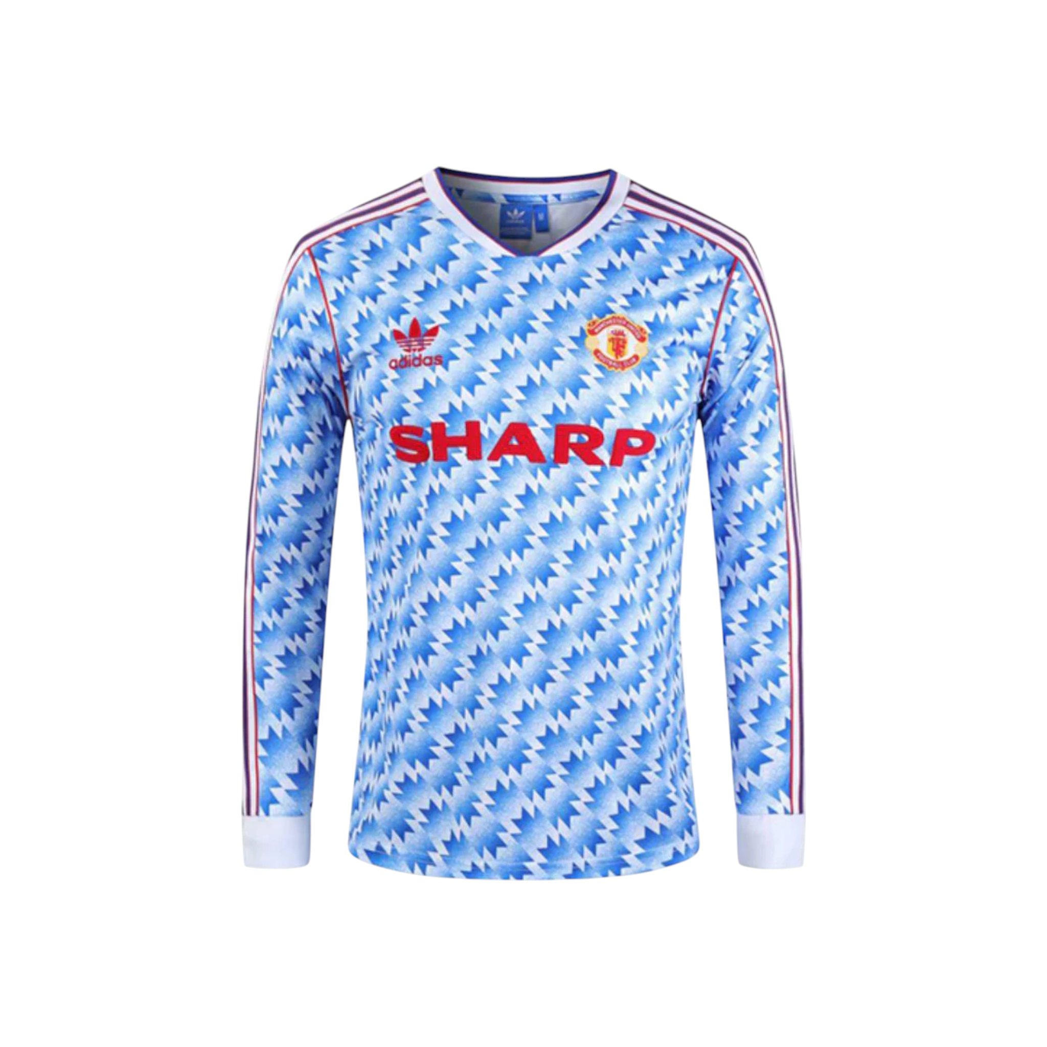 Jersey Manga Larga Manchester United Visita 90/92