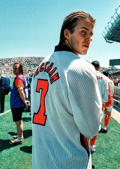 Jersey Inglaterra Local 1998 (Dorsal Beckham 7)
