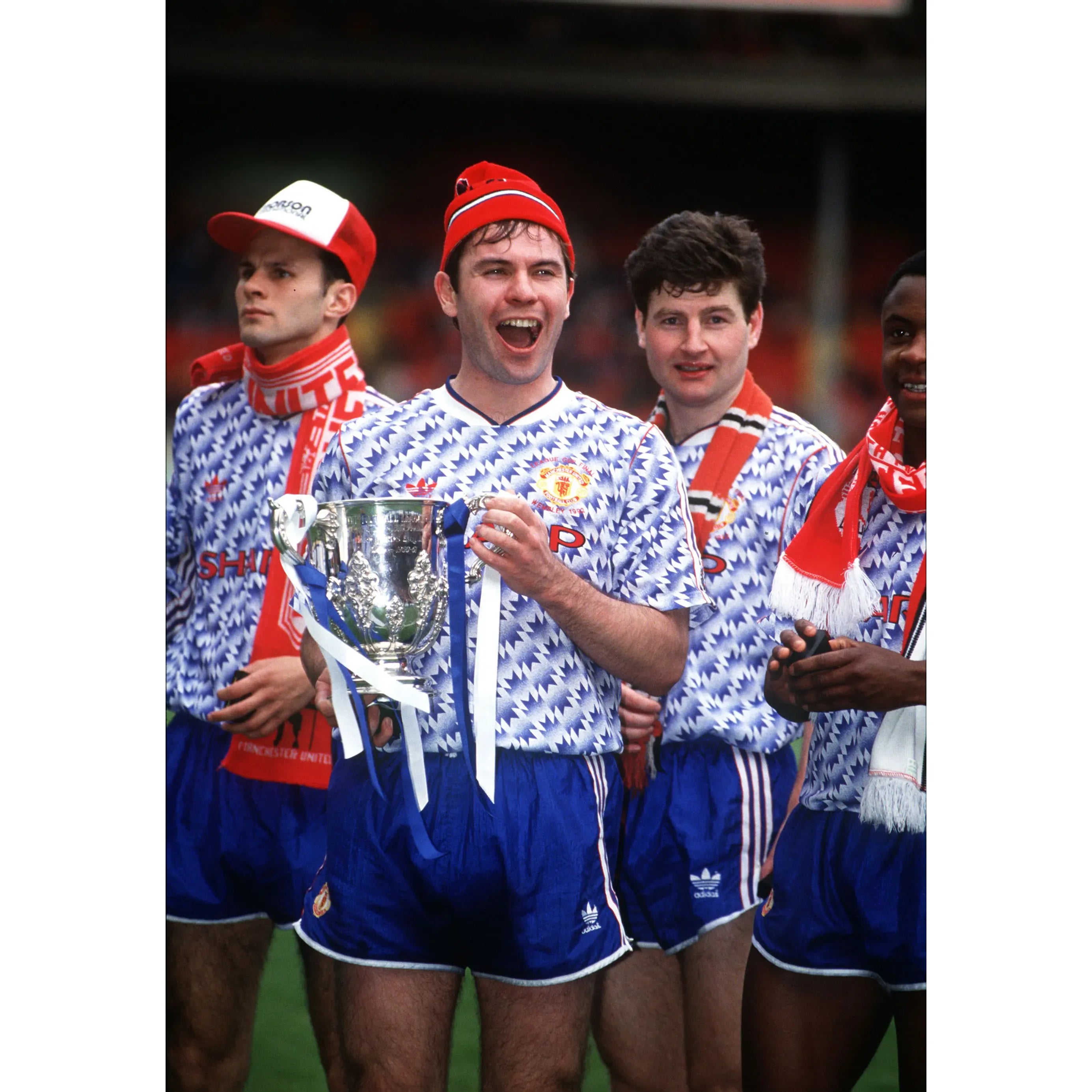 Jersey Manga Larga Manchester United Visita 90/92