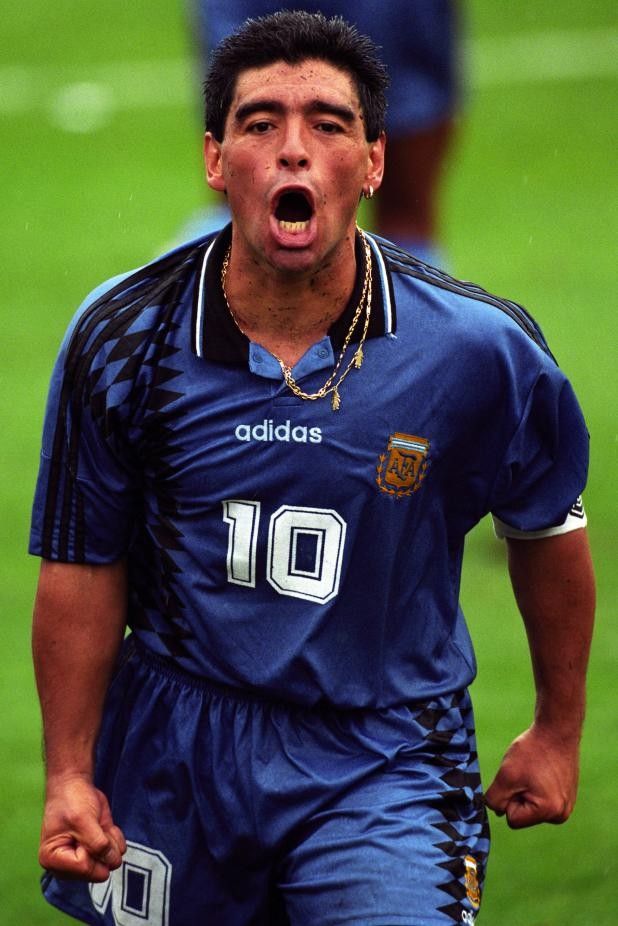 Jersey Argentina Visita 1994 (Dorsal Maradona 10)