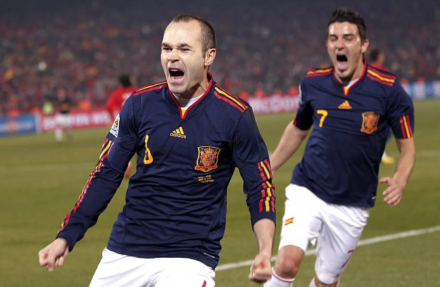 Jersey España Visita 2010 (Dorsal Iniesta 6)