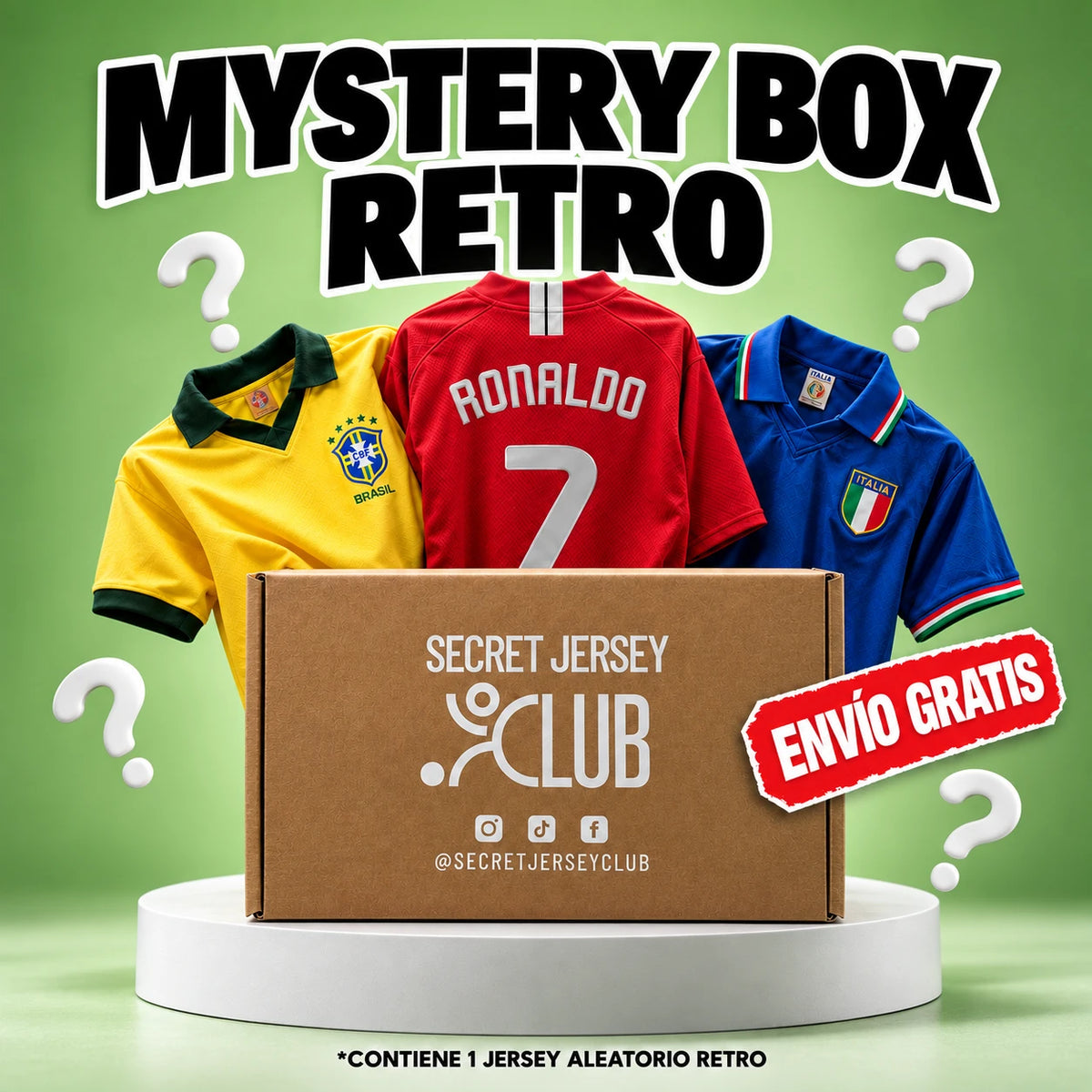 Mystery Box Retro Secret Jersey Club - 1 jersey retro aleatorio, envío gratis