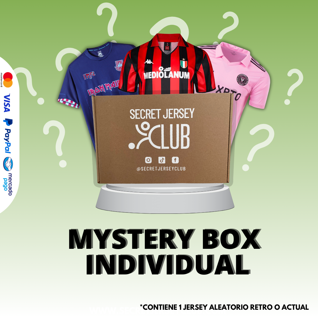 Mystery Box Caja con 1 Jersey de Futbol Misterioso Secret