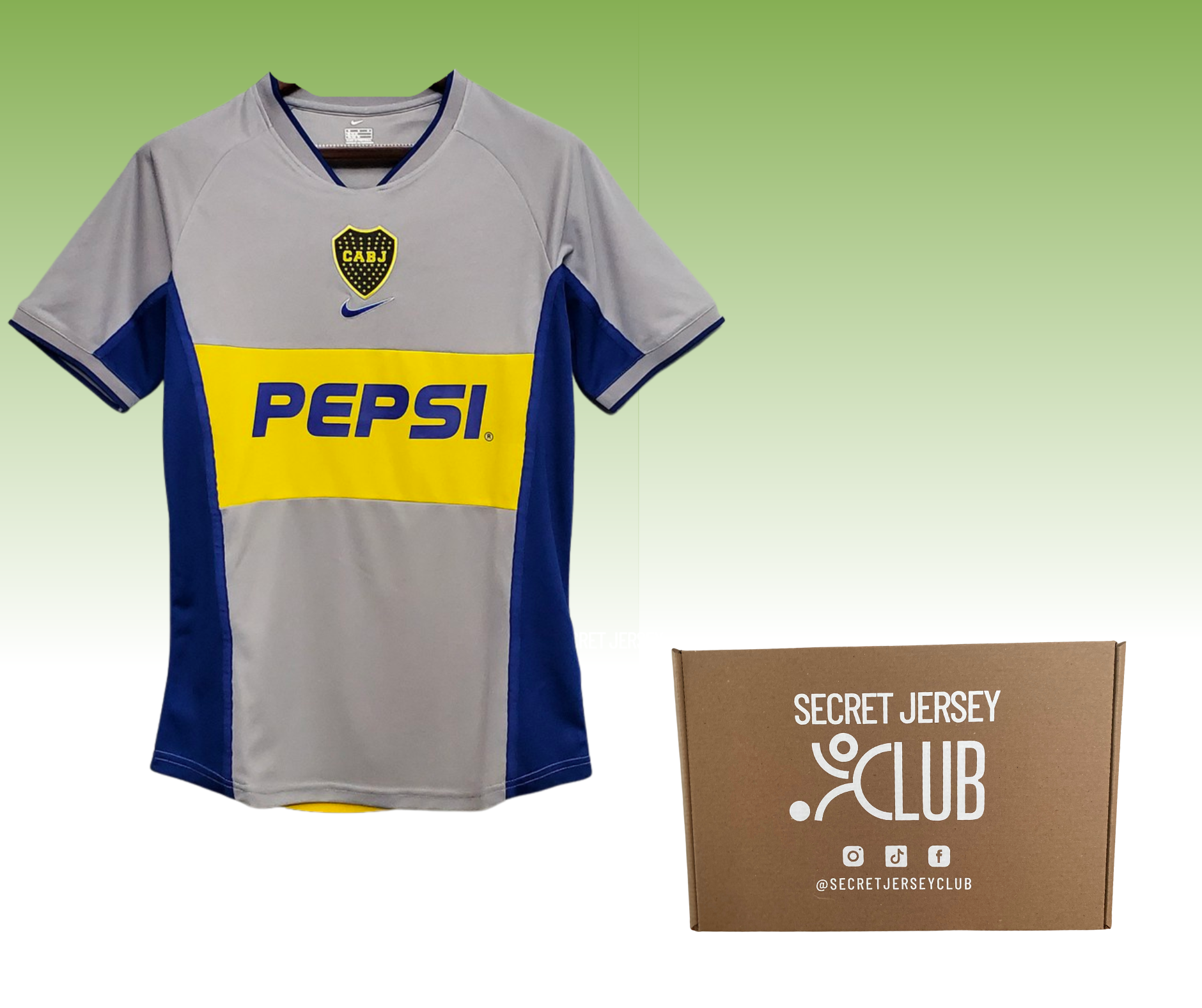 Mystery Box Retro - Caja con 1 Jersey de Futbol Misterioso Retro